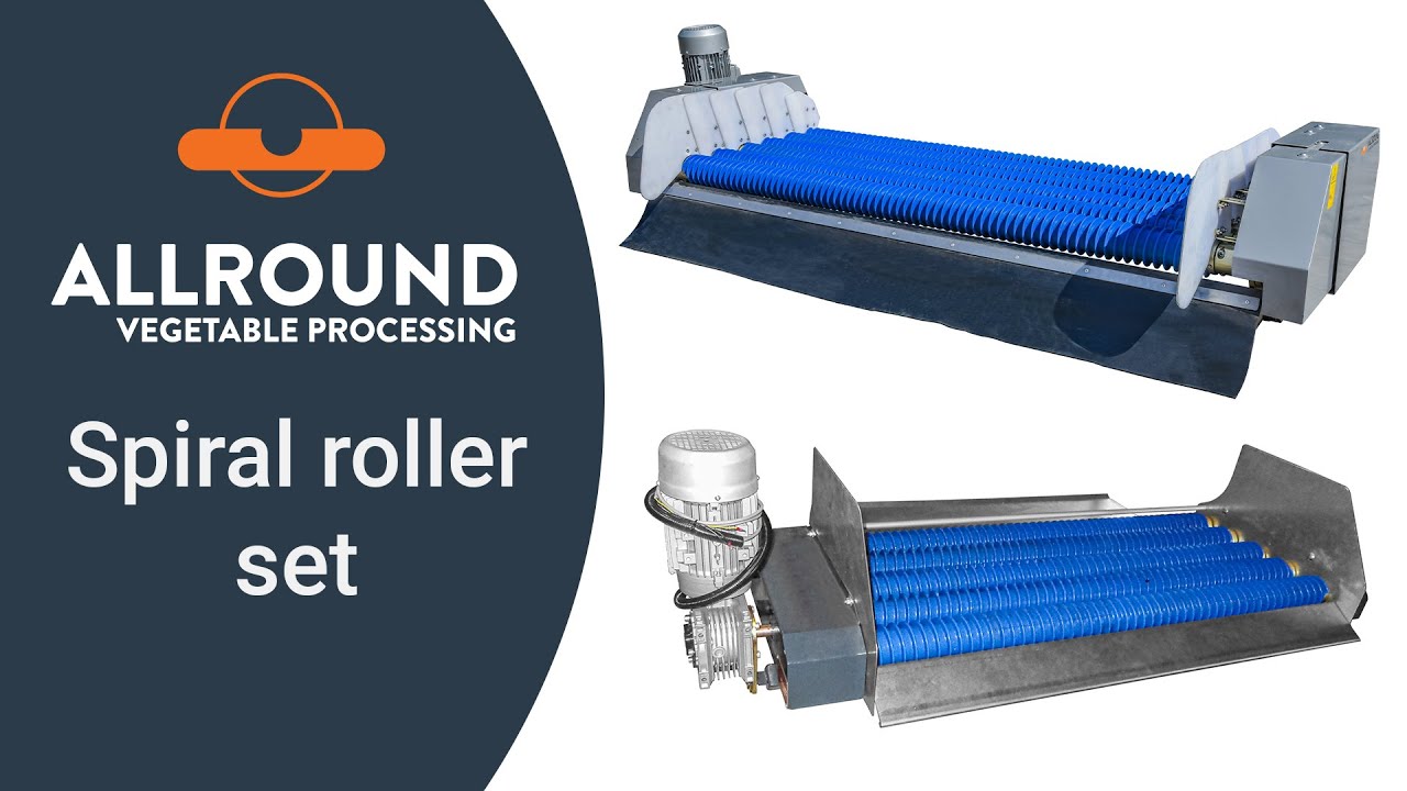 Adjustable & fixed roller sets | Allround Vegetable Processing