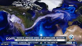 NASA offers unique view of hurricane season