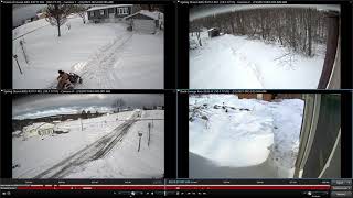 Grasshopper 720k clearing the driveway