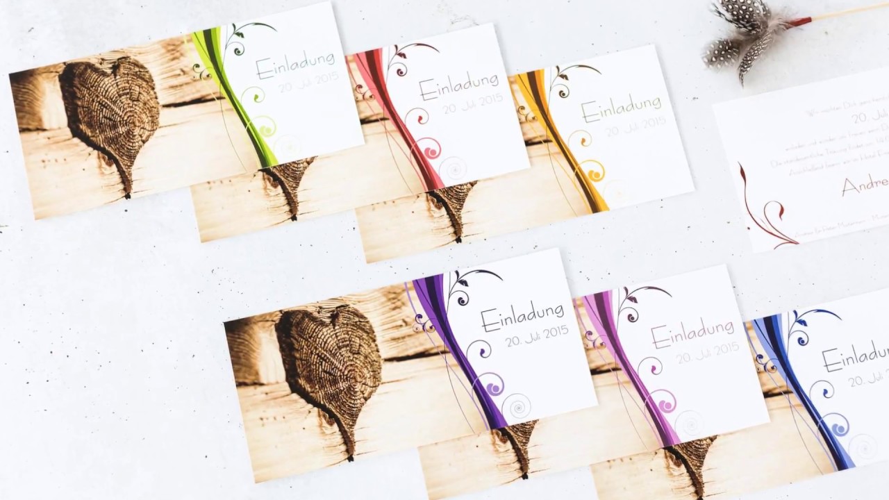 Designserie Ametrin Holzherz - Dankeskarte.com