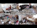 NEW EXTREME MESSY HOUSE CLEANING MOTIVATION! CLEAN, ORGANIZE, AND DECLUTTER WITH ME FALL 2022