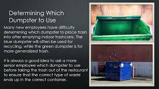 Night Shift Sanitation: Instructions For New Employees