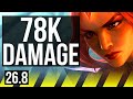 SIVIR & Sona vs JINX & Pyke (ADC) | 78K damage | NA Master | 26.8