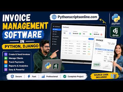 Invoice Management Software in Python, Django | Source Code Pythonscriptsonline.com