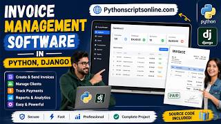 Invoice Management Software in Python, Django | Source Code Pythonscriptsonline.com