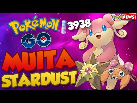 NUNCA MAIS FIQUE SEM POEIRA ESTELAR! Pokémon que DÃO MUITA STARDUST no Pokémon  GO 