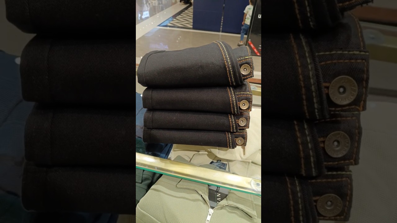 How to fold jeans for showroom / amazing jeans folding style jean folding tips and trick. 