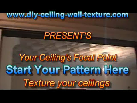 Easy Ceiling and Wall Textures You Can Do 