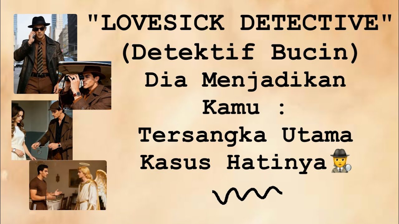 Detektif Bucin yang menjadikan kamu satu satunya tersangka kasus hatinya 🕵️‍♂️💙🫆