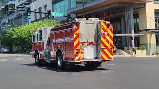Bellevue Fire Department AFA Waterflow Response E101, B101, LF107 (L107 E107)