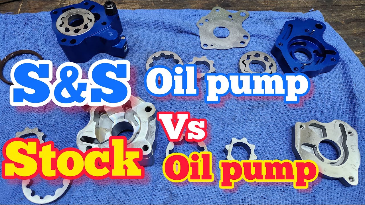Масляный насос S&S против стандартного Harley M8 Performance Bagger Dyna Softail