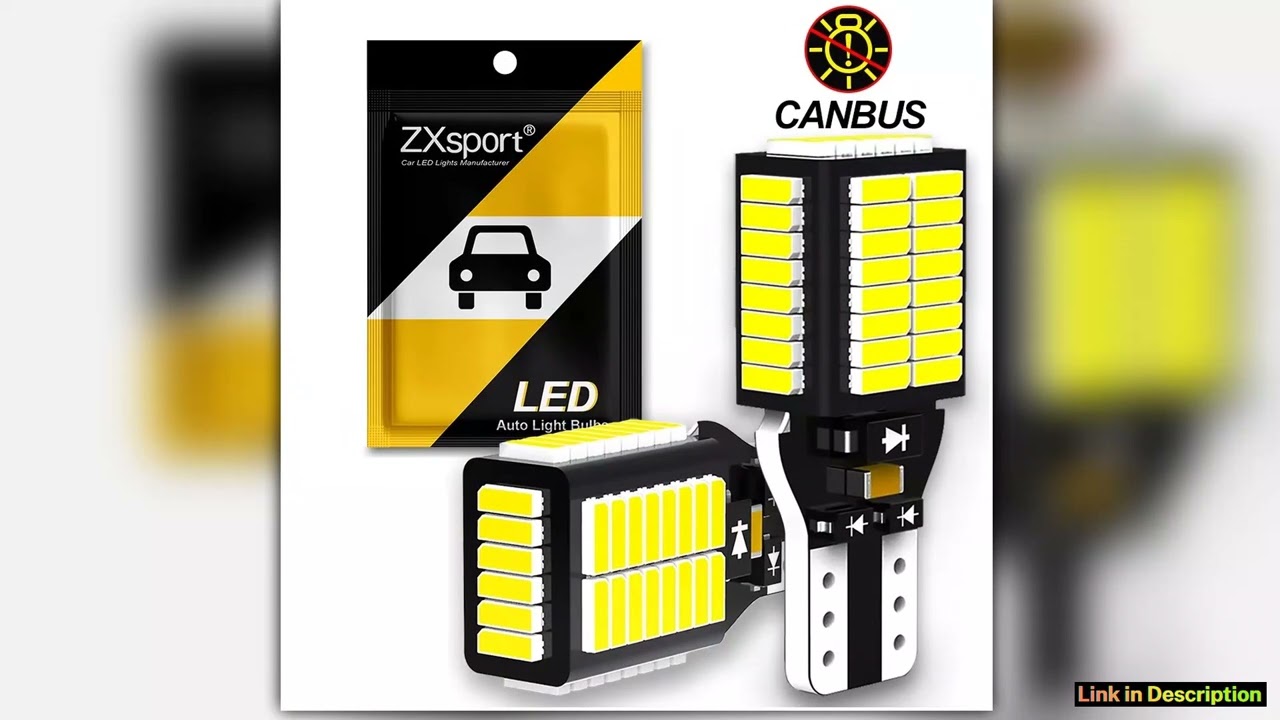 2000LM Canbus T15 Led High Power T16 Reversa Lights for Car Bulb Back Up W16W No Hyper Flash Xenon