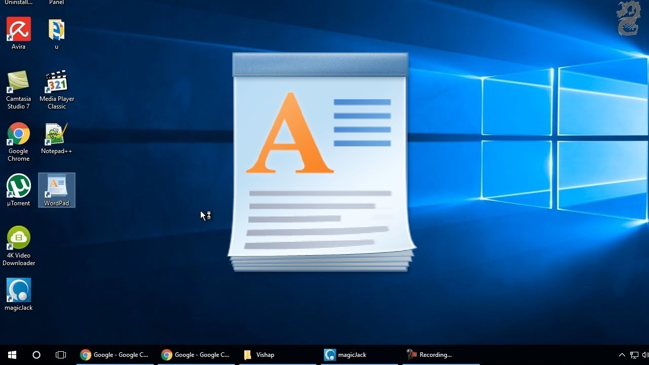 How To Find And Use Wordpad In Windows 10 Youtube