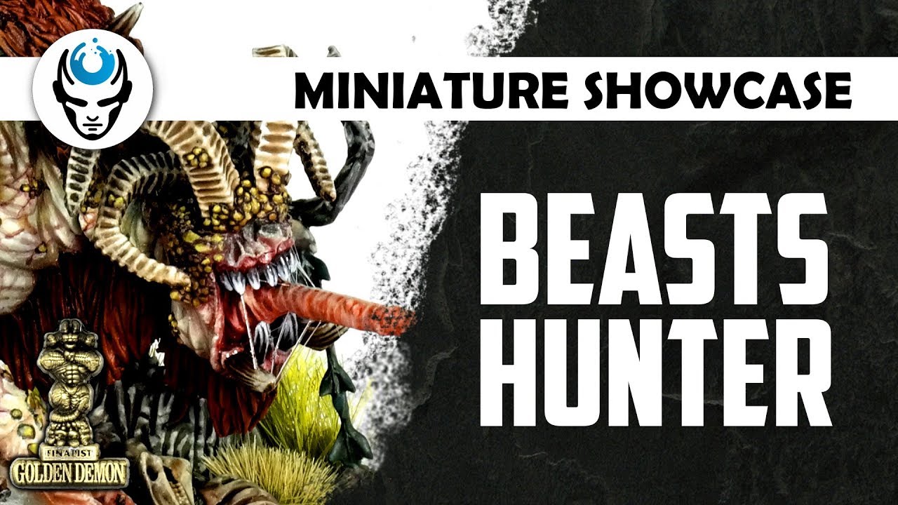 BEASTS HUNTER - GOLDEN DEMON FINALIST - LVL 5/6+ MINIATURE SHOWCASE 4K