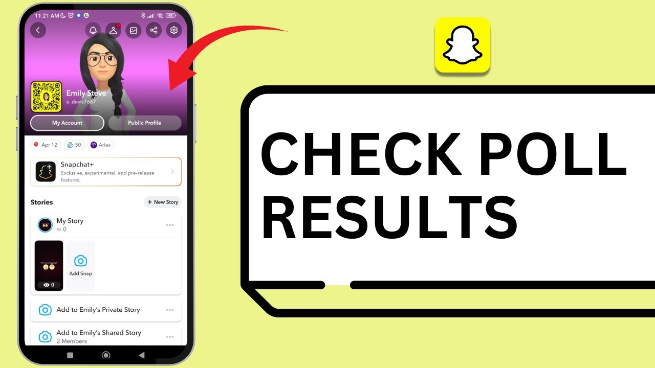 Snapchat Poll Feature How To Check Snapchat Poll Results - YouTube