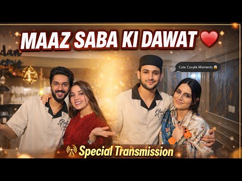 Maaz Saba ki dawat 🥹❤️ | Chatkharey dar vlog bana lia 😱🤩 | @hussain.tareen @RabeecaKhan |