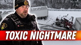 Fatal Toxic Pileup Shuts Down Highway 401 | Heavy Rescue: 401