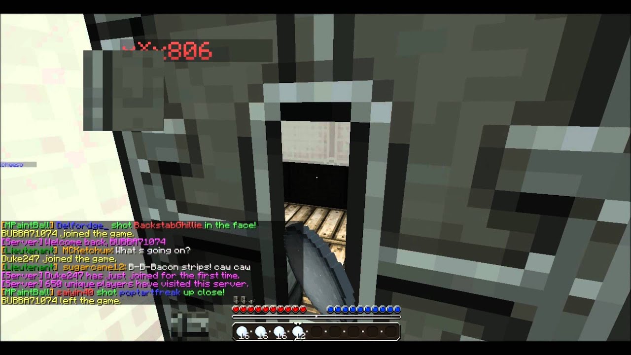 Minecraft Paintball Session 5 YouTube