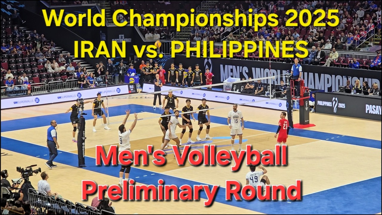 Iran vs. Philippines, World Championship 2025, Men's Volleyball, Preliminary Round, Sept 18, 2025