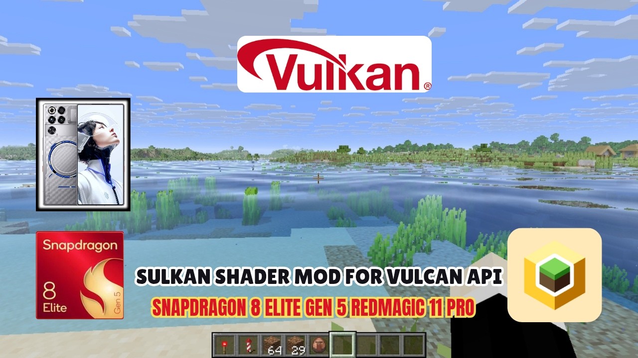 🔥 Minecraft Java Vulkan Shader Test on RedMagic 11 Pro | Snapdragon 8 ...