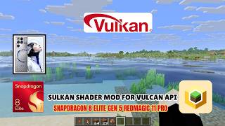🔥 Minecraft Java Vulkan Shader Test on RedMagic 11 Pro | Snapdragon 8 Elite Gen 5 🚀
