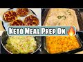 Huge Keto Meal Prep/ Batch Cooking | Family Friendly | 10/1/20