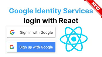 Google Identity Services Login with React (2023 React Google Login)