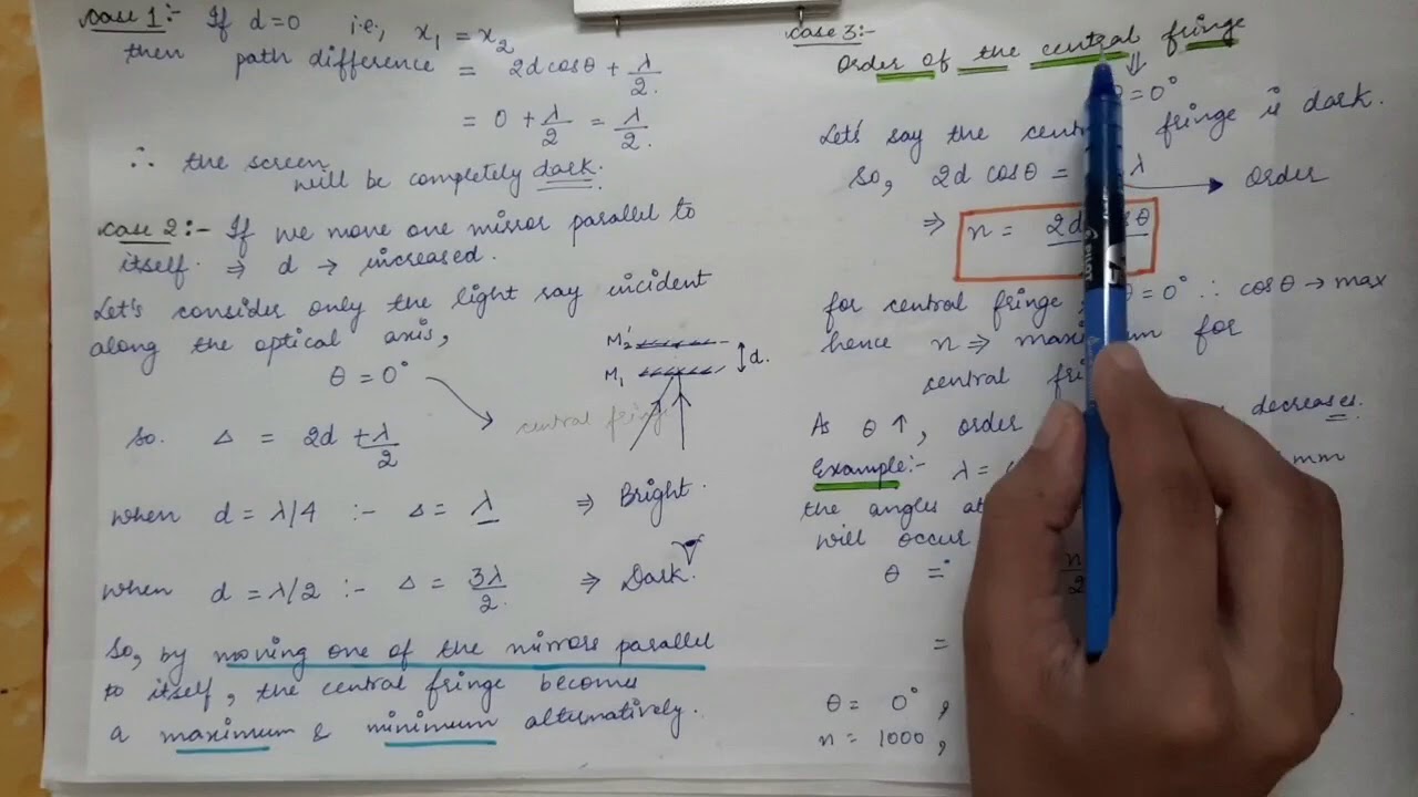 Lecture 19 (3rd Semester) Michelson Interferometer Part 2