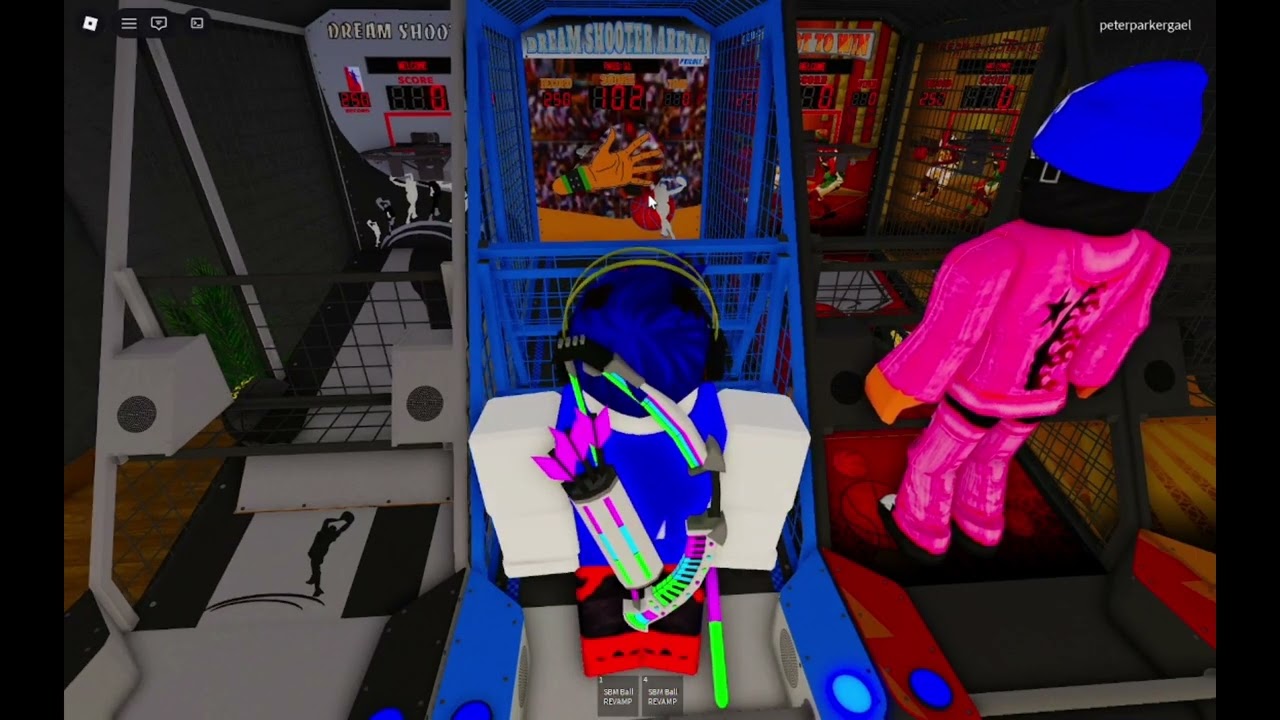 Exploring new Basketball Arcade! (Has 3 floors on it!!)