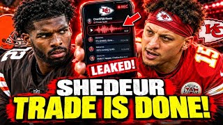 Patrick Mahomes EXPOSES Secret Shedeur Trade Talks In Explosive Interview: It's Already Done”