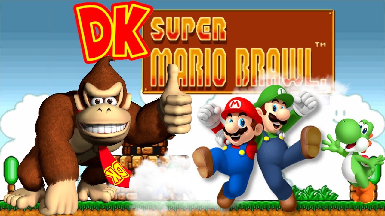 Super Mario Brawl - DK [OpenBOR] fangames - fangame - YouTube