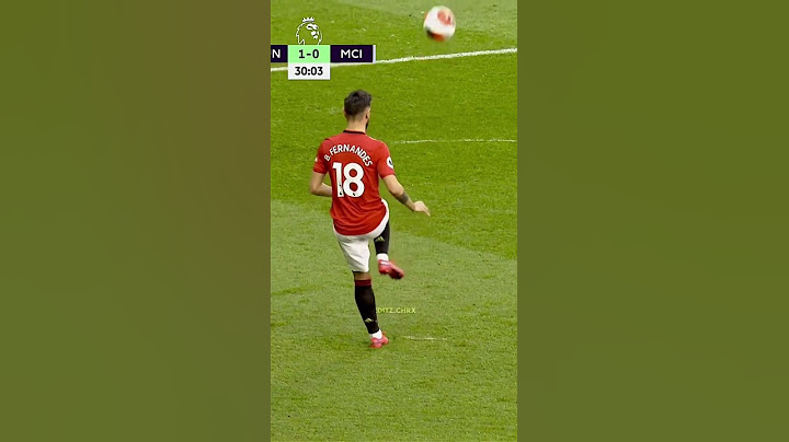 Bruno Fernandes Good Combo With Anthony Martial