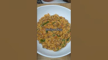 Venison Orzo!