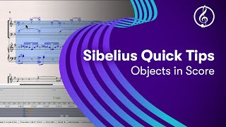 Sibelius Quick Tips: Objects in Score