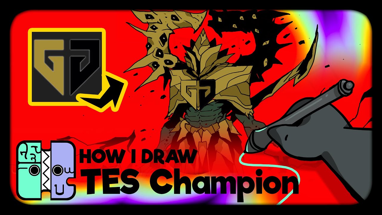 How I Draw GENG Champion I MSI I League of Legends