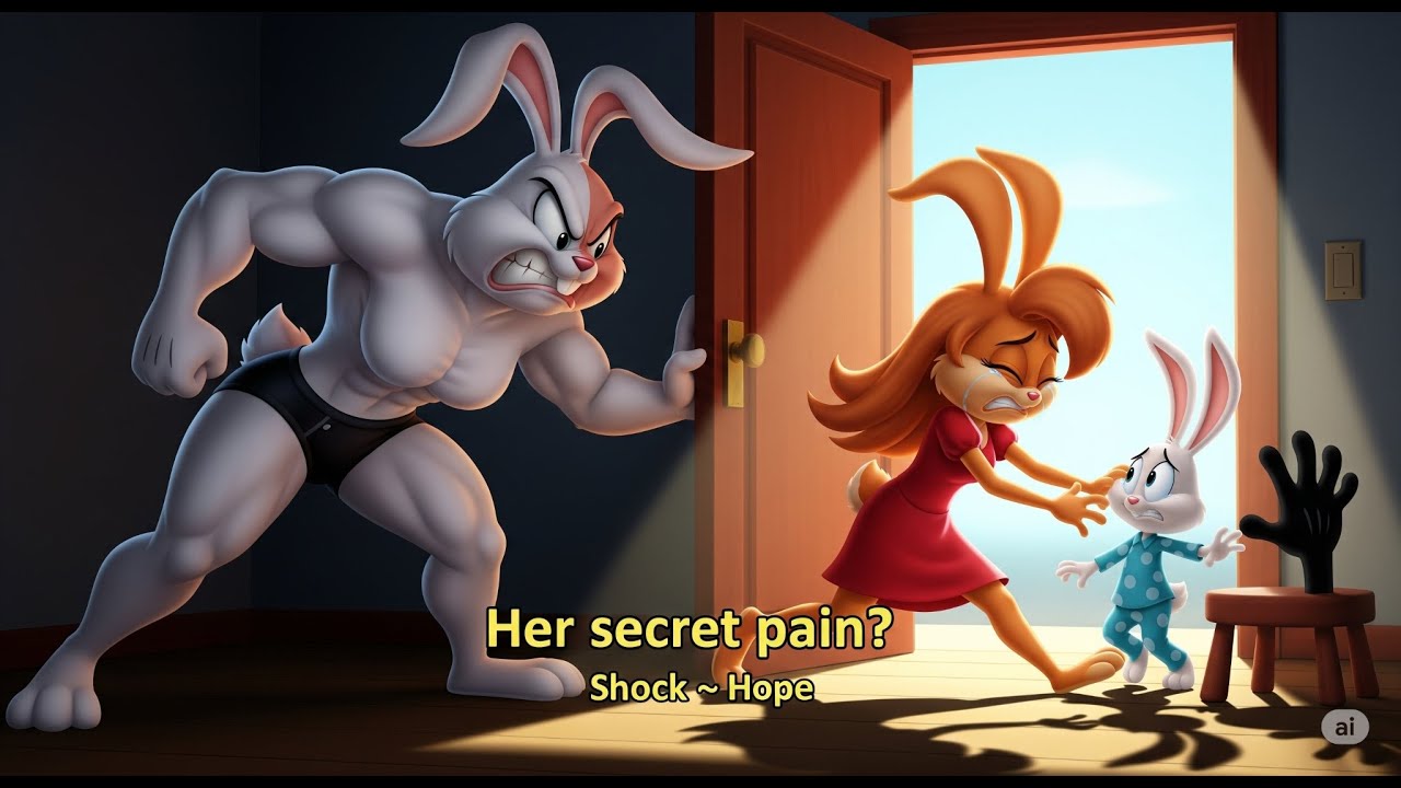 The Dark Stain: A Rabbit's Escape From Abuse to Luxury (3D Animation)