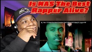 Nas - If I Ruled the World (Imagine That) ft. Lauryn Hill | *REACTION*