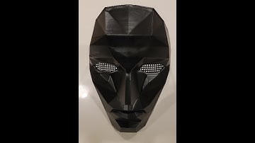 Squid Game Front Man mask 3d printed timelapse
