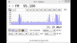 fm dx pirate station from IL or CL at opening bad pll syncro