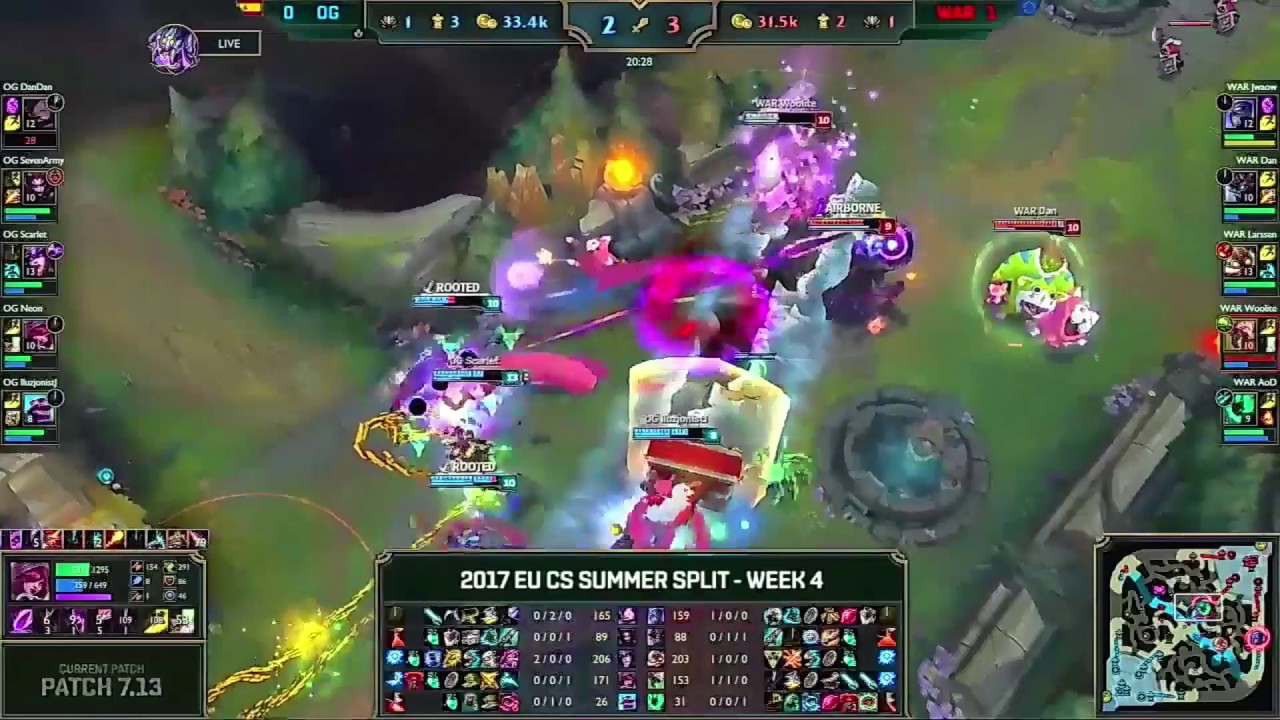 EUCS Highlights week4 g2: Wind and Rain vs Origen