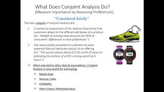 Introduction to Conjoint Analysis - An Overview of Conjoint Analysis in Marketing