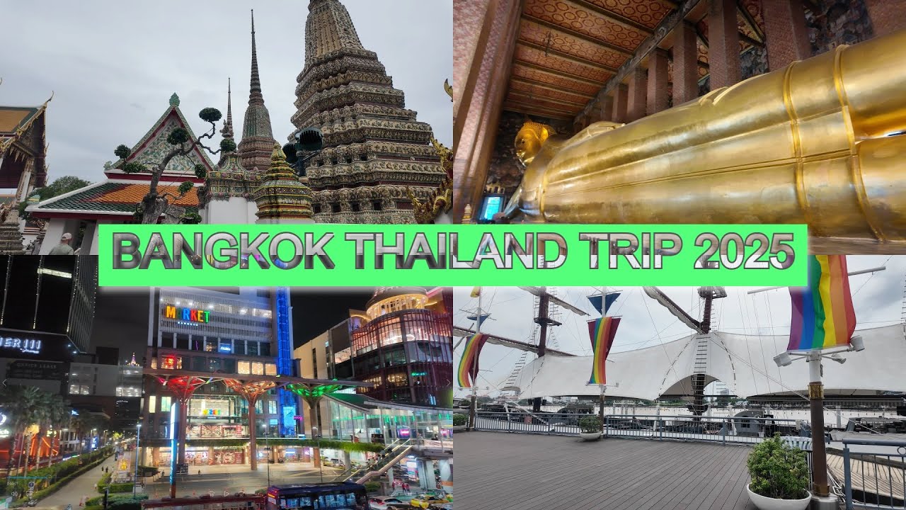 Exploring Bangkok Thailand for the 1st time, family vacation 2025, 4K Ultra HD
