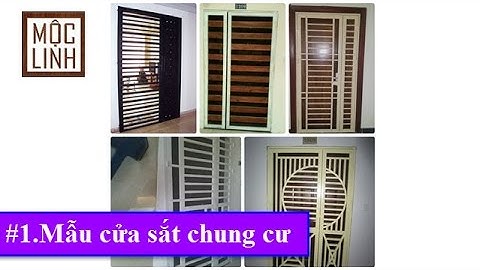 Mẫu cửa sắt đẹp cho chung cư 2016