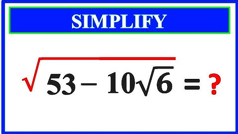 Can you solve this Cambridge Interview Question?  Simplify the Radical | No Calculators Allowed!