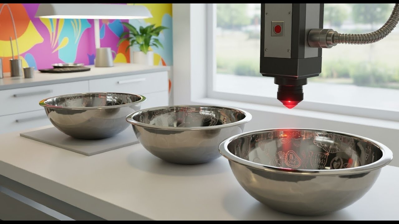 30W Fiber Laser Marking Process // AR Sons Gift & Printing Hub