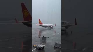 Ryanair Airplane Taxiing and Parking on Wet Airport Tarmac ✈️🌧️ #Ryanair #Airplane #AirportTarmac Ryanair Airplane Taxiing and Parking on Wet Airport Tarmac ✈️🌧️ #Ryanair #Airplane #AirportTarmac