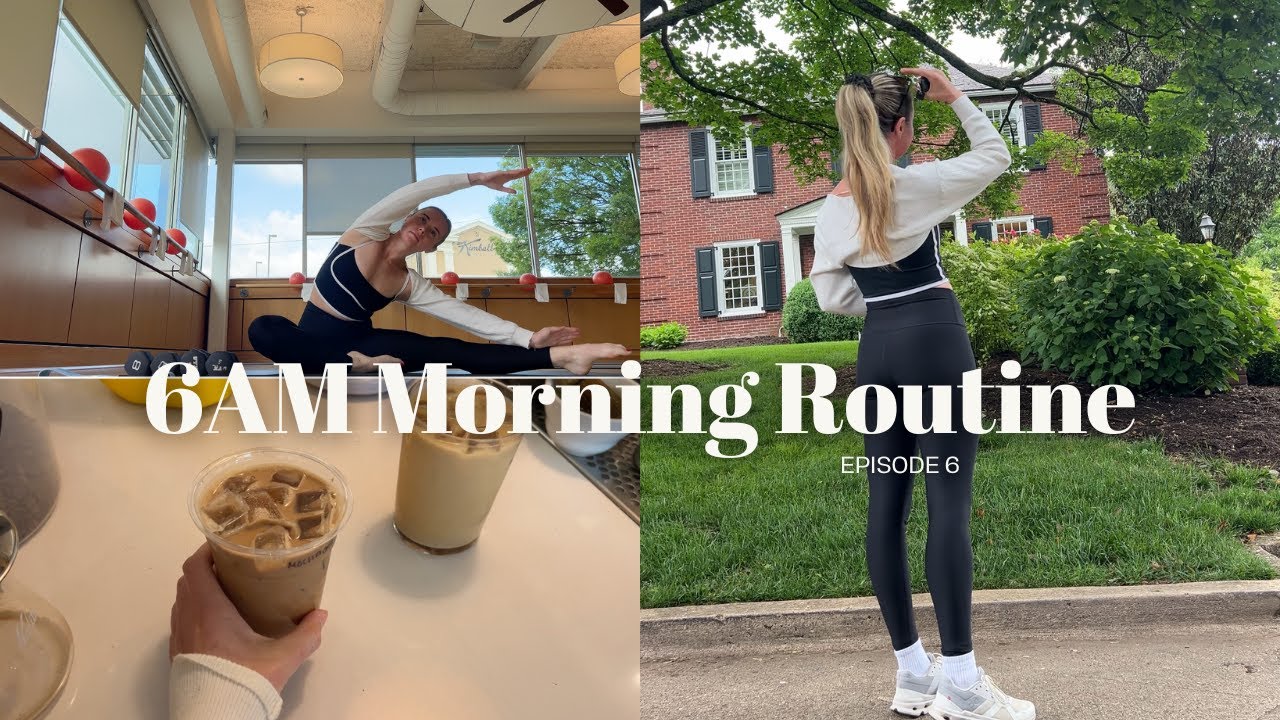 My 6AM Healthy Morning Routine | Barre3 Workout, Clean Eating, Healthy ...