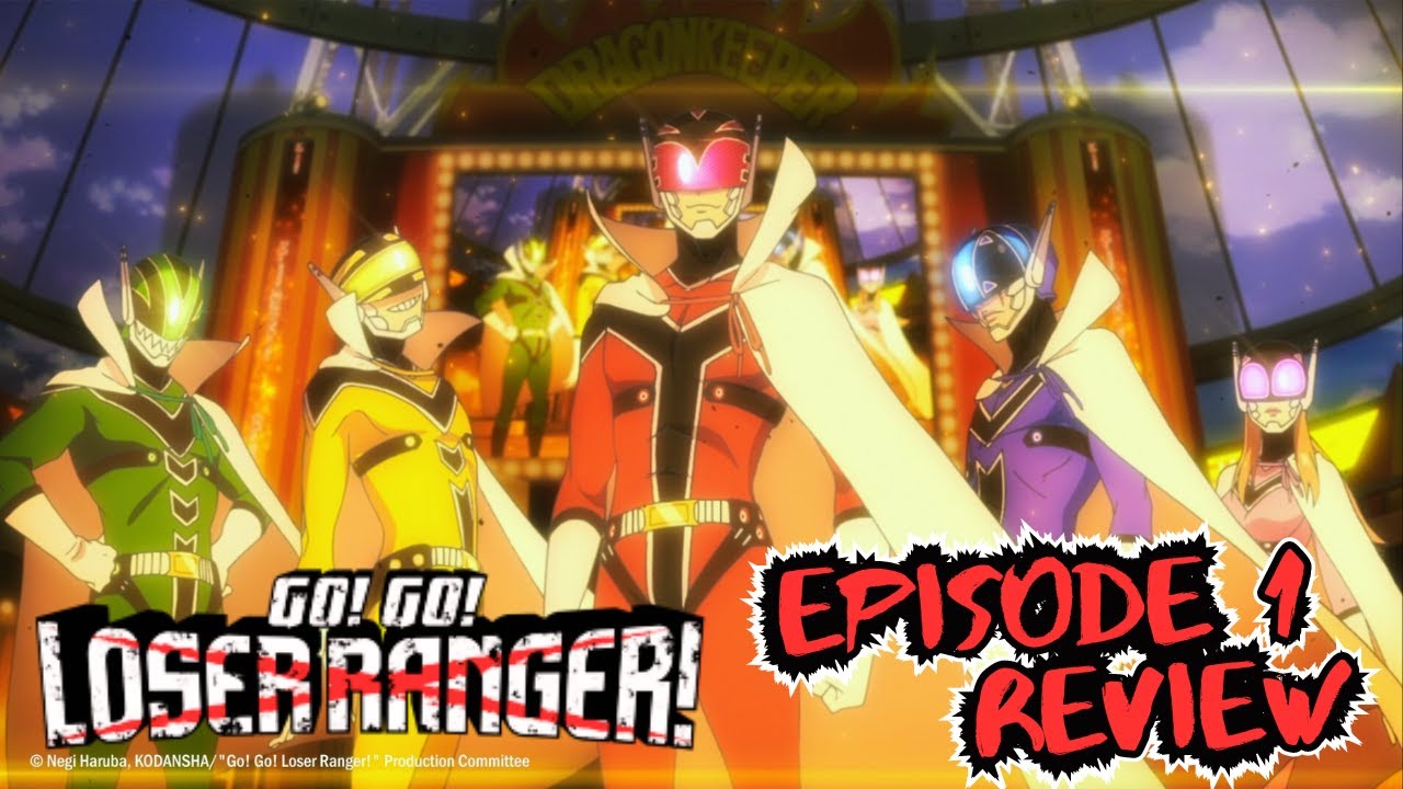 GO GO LOSER RANGER! | Episode 1 Review | Hulu | Anime - YouTube