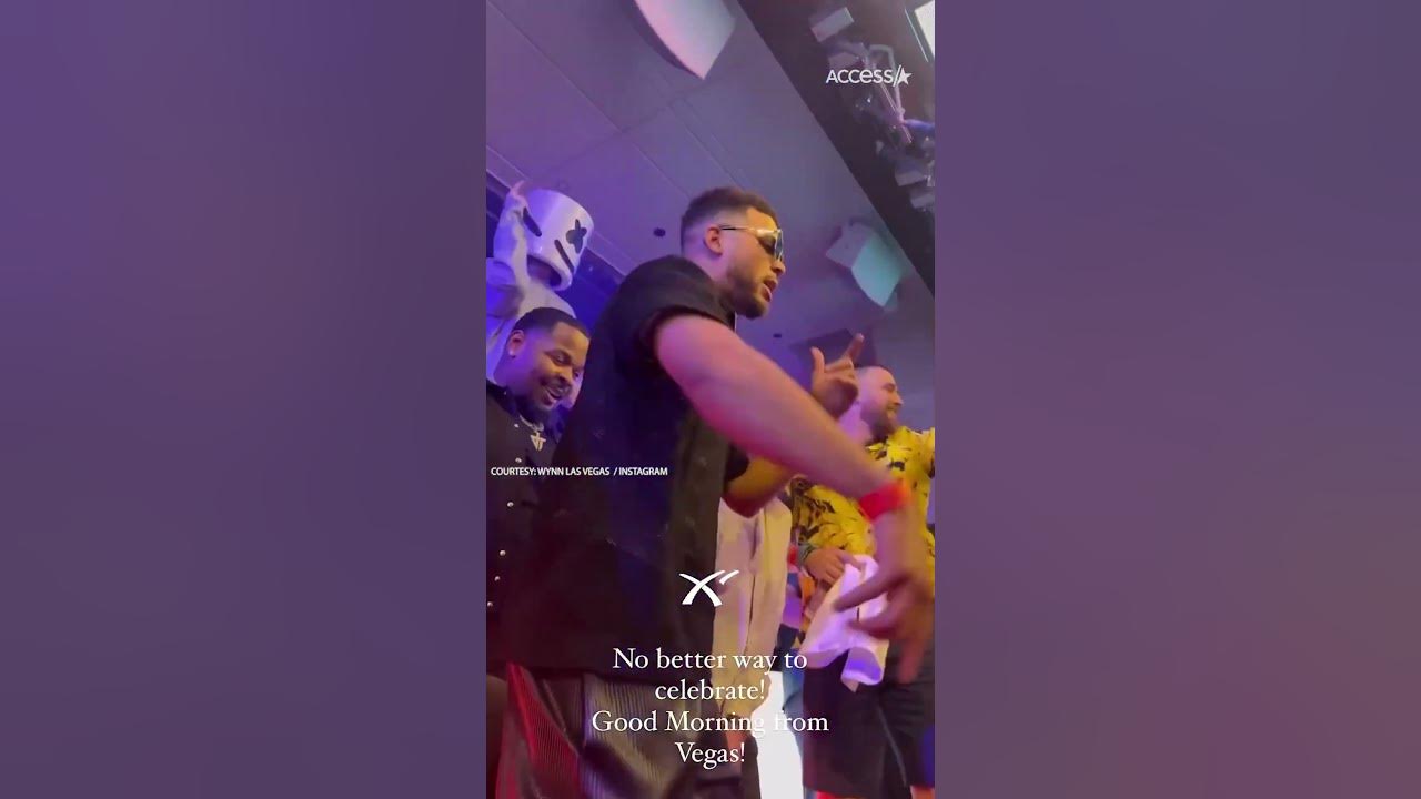 Travis Kelce Parties To Taylor Swift's Song 'Love Story'