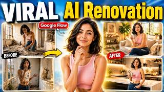 The Secret Behind VIRAL AI Renovation Videos Using Google Flow 🚀